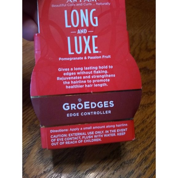 As I Am Long & Luxe Pom/Passion Frt GroEdges 4oz, growash 16oz, conditioner 12oz - Picture 9 of 11